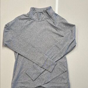 Mondetta Gray Performance Sweatshirt Mock Neck